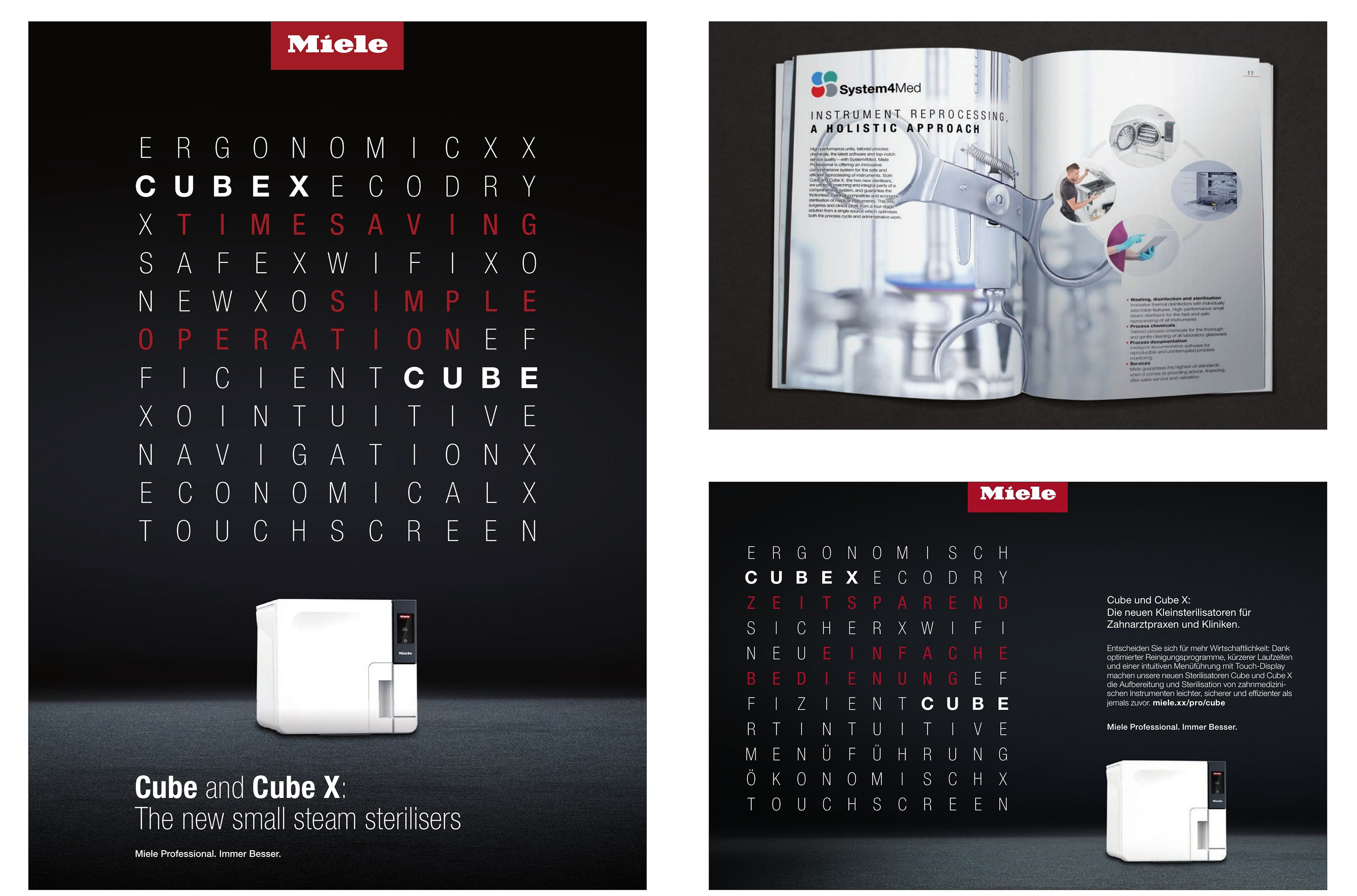 Miele Professional Cube and Cube X communication