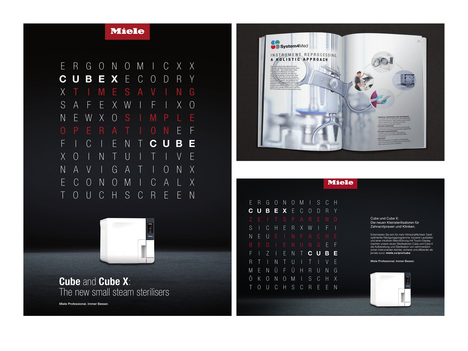 Miele Professional Cube and Cube X communication